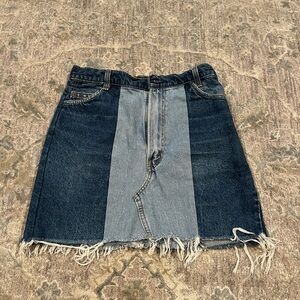 Levi’s patchwork skirt